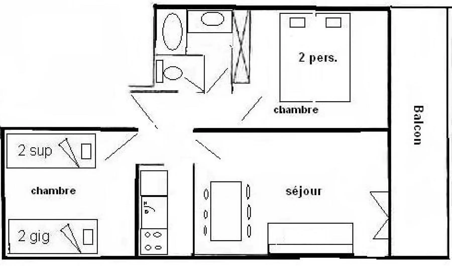 Residence L'Aconcagua - 3 Pieces 5 Pers - Aconcagua - Plagne Centre - Avec Wifi Mae-8804 La Plagne Apartment
